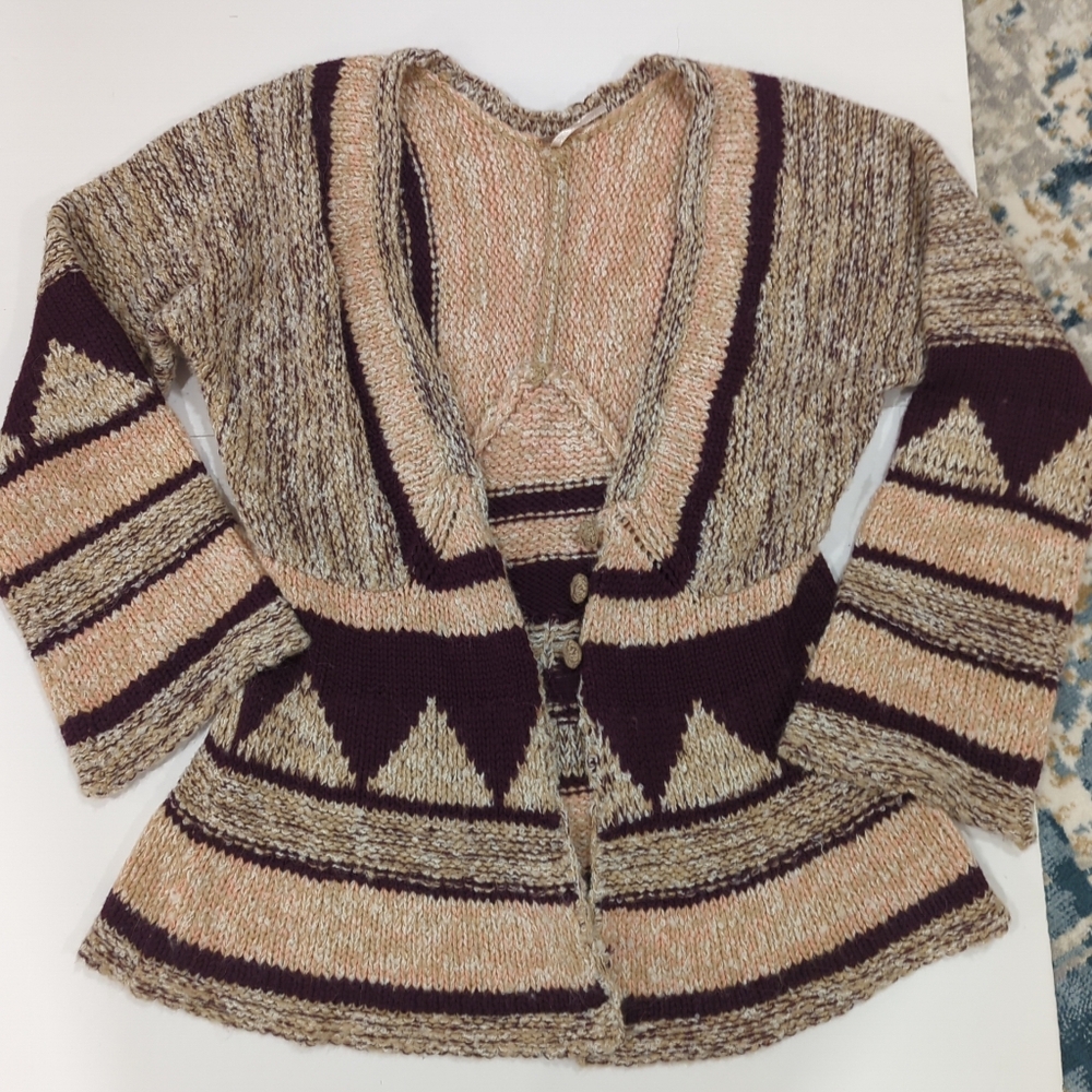 Free People Open Cardigan Sweater - Women's Size Medium Bell Sleeve